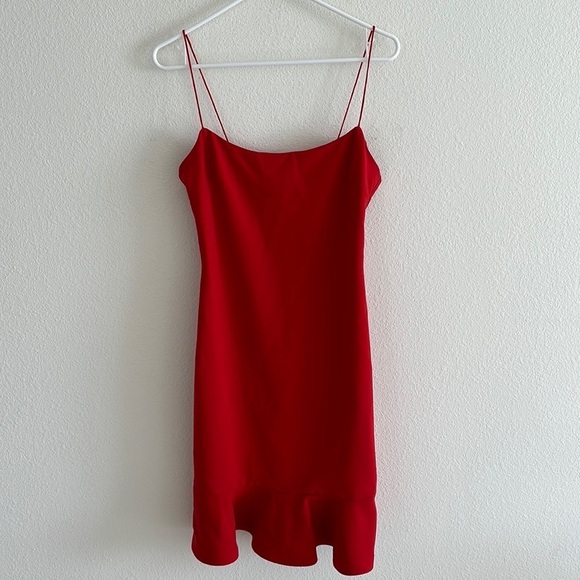 LIKELY Banks Flounced-Hem Slip Dress - Picture 2 of 10